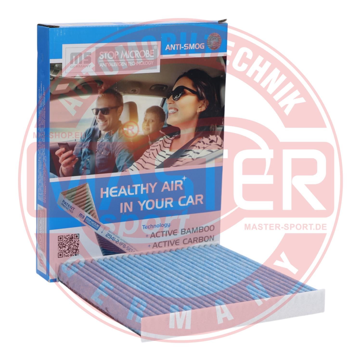 MASTER-SPORT GERMANY 2132-IFB-PCS-MS STOP MICROBE Antiallergen Technology Filter vnútorného priestoru